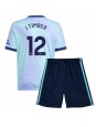 Arsenal Jurrien Timber #12 Kolmaspaita Lasten 2024-25 Lyhythihainen (+ shortsit)